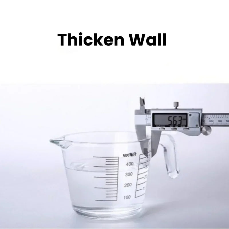 2/4 Cup Glass Measuring Cup For Baking and Cooking, Dishwasher, Freezer, Microwave, Preheated Oven Safe, Essential Kitchen Tools